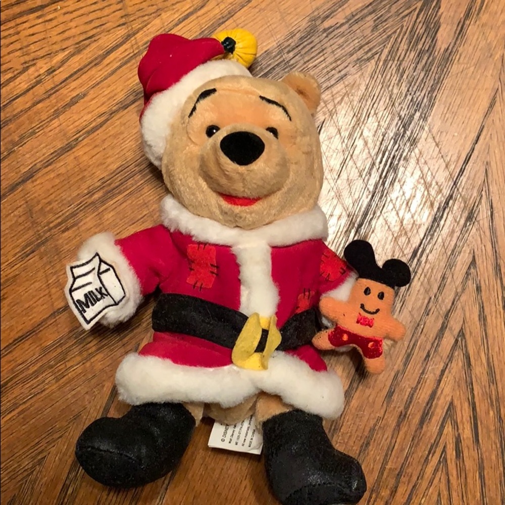 Santa Winnie the Pooh plushy